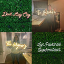 Custom Neon Signs for Wall Decor CUSTOMNEON Personalized Neon Signs Customizable for Wedding Birthday Prom Party Custom