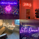 Custom Neon Signs for Wall Decor CUSTOMNEON Personalized Neon Signs Customizable for Wedding Birthday Prom Party Custom