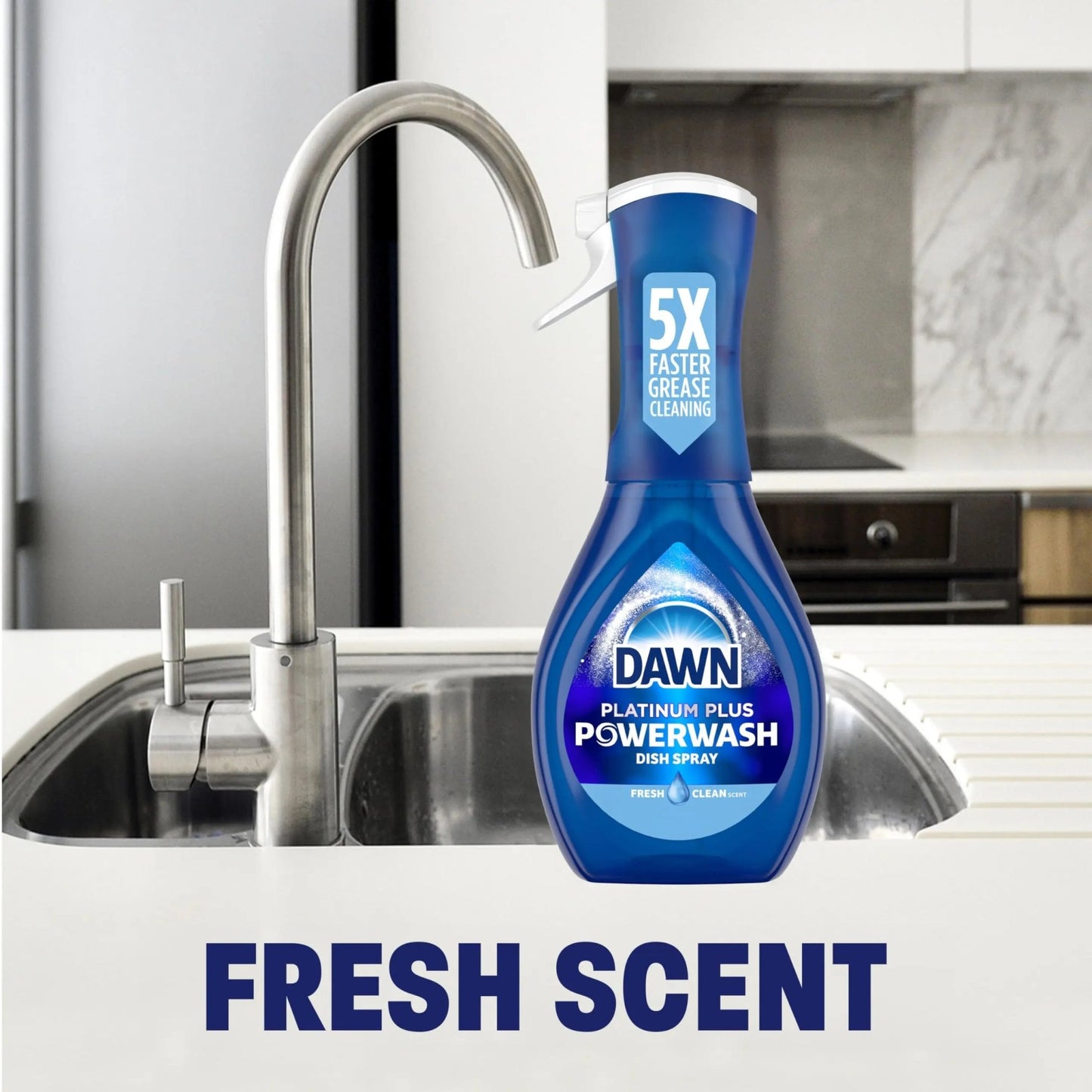 Dawn Platinum Dish Spray Powerwash Dish Spray, Dish Soap Liquid, Fresh Scent Bundle - North State Signs & Printing