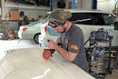 Decal Pinstripe Removal Tool | Dynabrade (NZ1) NitroZip Surface Conditioning / Right Angle, 0.5 hp 3500 RPM Pneumatic Motor | For Use with Eraser and Wire Wheels - North State Signs & Printing