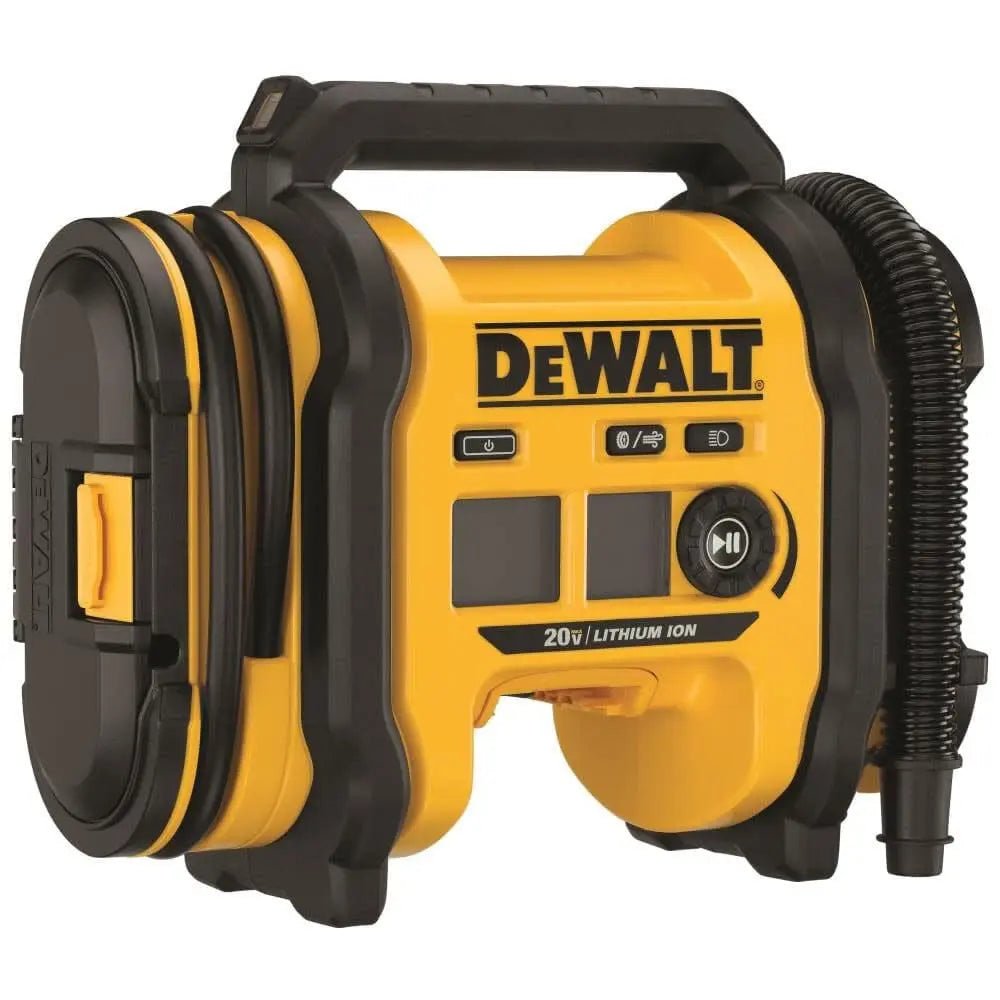 DEWALT 20V MAX Tire Inflator, Compact and Portable, Automatic Shut Off, LED Light, Bare Tool Only (DCC020IB) - North State Signs & Printing