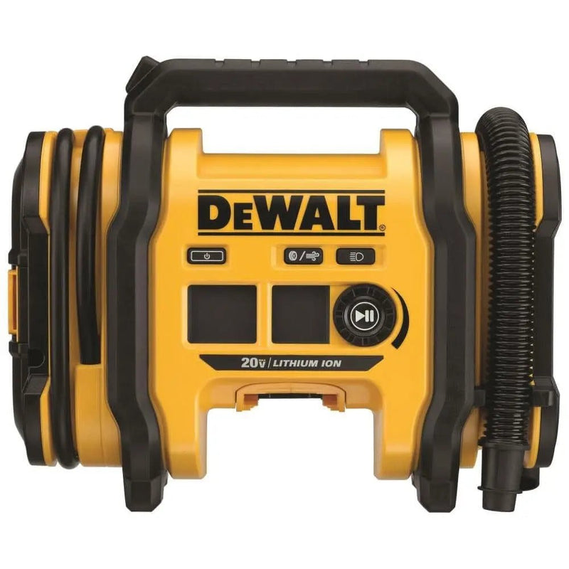 DEWALT 20V MAX Tire Inflator, Compact and Portable, Automatic Shut Off, LED Light, Bare Tool Only (DCC020IB) - North State Signs & Printing