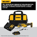 DEWALT 20V MAX XR Oscillating Tool Kit, 3 Speed, With Blades, Battery and Charger Included (DCS356C1) - North State Signs & Printing