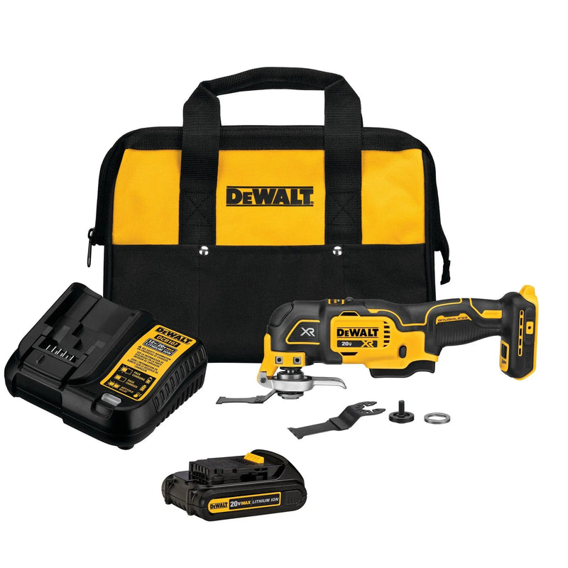 DEWALT 20V MAX XR Oscillating Tool Kit, 3 Speed, With Blades, Battery and Charger Included (DCS356C1) - North State Signs & Printing