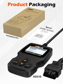 Diagnostic Scan Tool, Engine Code Reader, Ancel AD310 Classic Enhanced Universal OBD II Scanner Car Engine Fault Code Reader CAN Diagnostic Scan Tool, Read and Clear Error Codes for 1996 or Newer OBD2 Protocol Vehicle (Black) - North State Signs & Printing