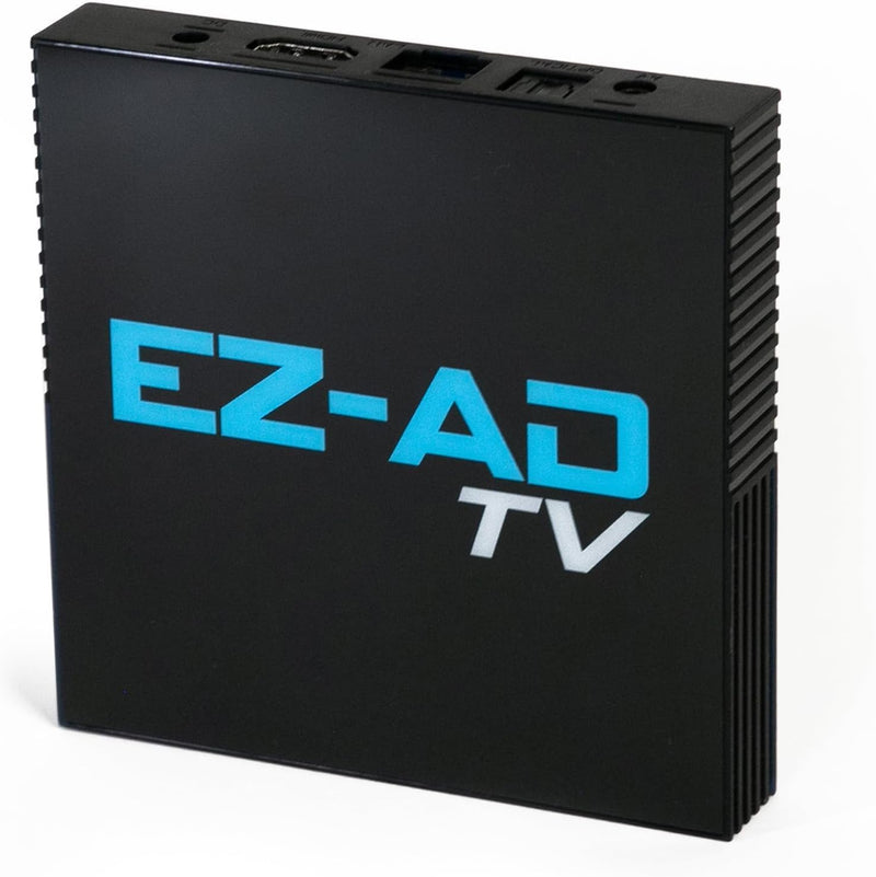 EZ-AD TV Digital Signage 4k Player Kit | Digital Signage Media Player Auto-Post Content Cloud-Controlled | Independent