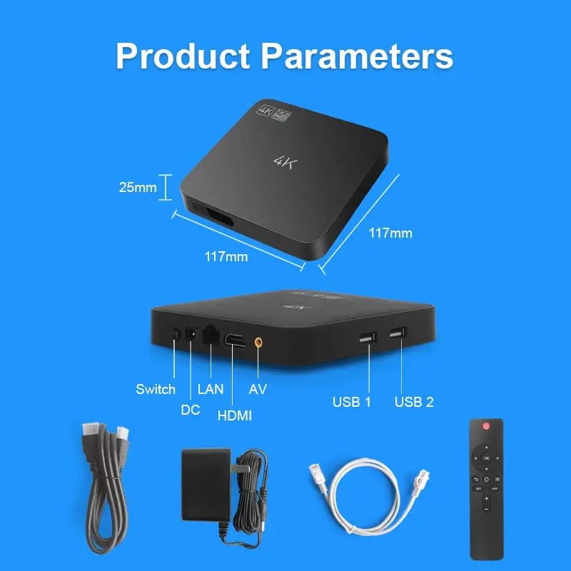 Digital Signage Player with Non - Subscription CMS Software 7x24 Lunzn Smart Stable Auto Play Make TV Set Become LCD Display Andriod 4K Advertising Media Player(YM05) - North State Signs & Printing