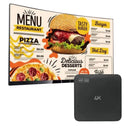 Digital Signage Player with Non - Subscription CMS Software 7x24 Lunzn Smart Stable Auto Play Make TV Set Become LCD Display Andriod 4K Advertising Media Player(YM05) - North State Signs & Printing