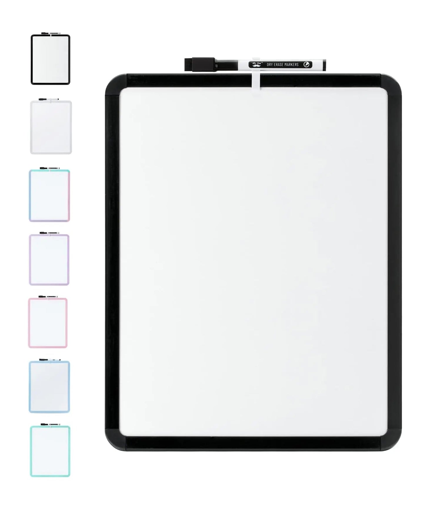 Dry Erase Board, 14” x 11” with a Black Dry Erase Marker, Small Mini White Board for Kids, Mr. Pen - Dry Students - North State Signs & Printing