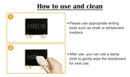 DSTELIN 10 Pack Mini Chalkboards Signs with Easel Stand, Small Rectangle Chalkboards Blackboard, Wood Place Cards for Weddings, Birthday Parties, Message Board Signs and Event Decoration - North State Signs & Printing
