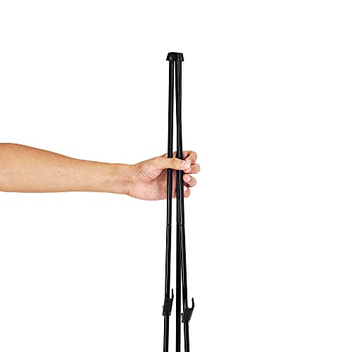 Amazon Basics Easel Stand Instant Floor Poster Lightweight Collapsible and Portable with Tripod Base Black