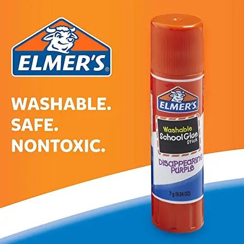 Elmer's Disappearing Purple School Glue Sticks, Washable, 7 Grams, 30 Count - North State Signs & Printing