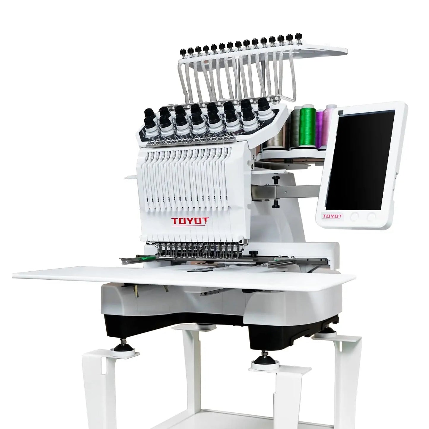 Embroidery Machine TOYOT with 15 Needles, 14.2'' x 7.9'' Large Embroidery Area - North State Signs & Printing
