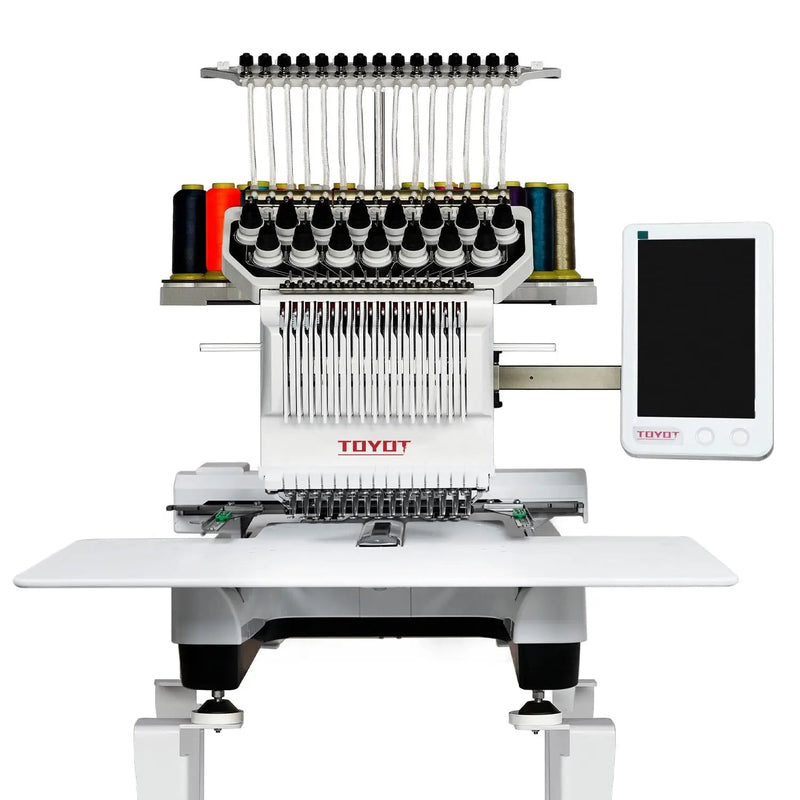 Embroidery Machine TOYOT with 15 Needles, 14.2'' x 7.9'' Large Embroidery Area - North State Signs & Printing