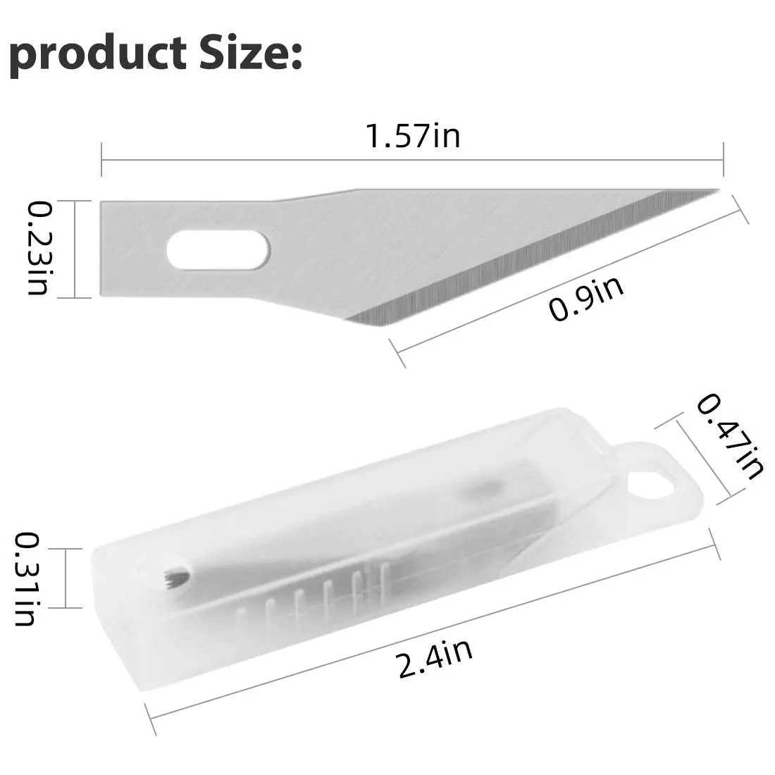 Exacto Knife DIYSELF 1 Pcs Craft Hobby Knife 11 Pcs Stainless Steel Blade Kit, 1pcs Steel 15CM Ruler for Art, Scrapbooking, Stencil (Purple) - North State Signs & Printing