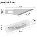Exacto Knife DIYSELF 1 Pcs Craft Hobby Knife 11 Pcs Stainless Steel Blade Kit, 1pcs Steel 15CM Ruler for Art, Scrapbooking, Stencil (Purple) - North State Signs & Printing