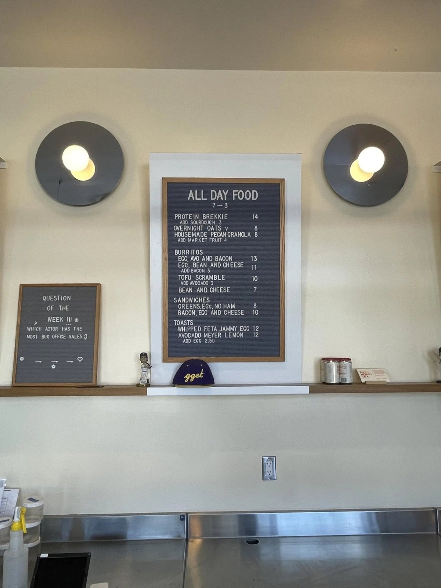 Extra Large MENU BOARD Letter Board 24x30 by Majestick Goods | Black Felt Giant Letter Board | Oak Frame Letterboard Menu for Restaurant w/Changeable Letters and Numbers Salon Price List Board (BN 2) - North State Signs & Printing
