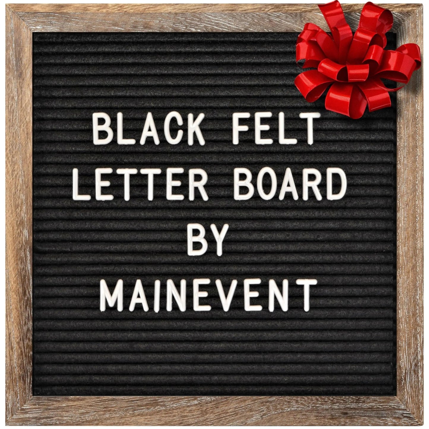 Felt Letter Board with Precut Letters Number Set 10x10 Inch, First Day School Board, Changeable Black Message Word Classroom Decor Baby Announcement Sign Wifi Password New Pregnancy - North State Signs & Printing
