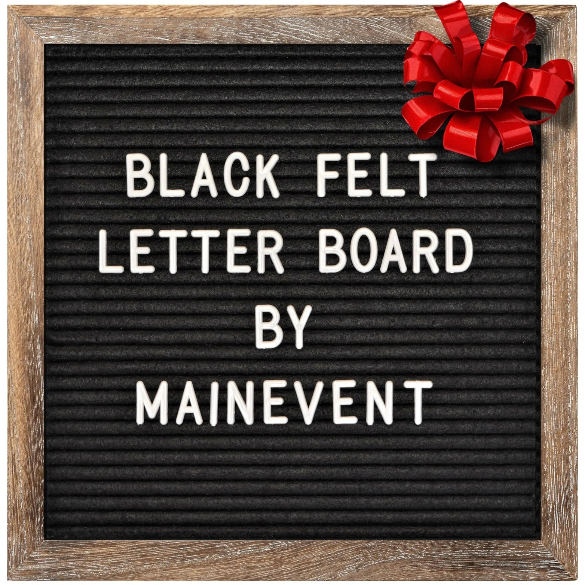 Felt Letter Board with Precut Letters Number Set 10x10 Inch, First Day School Board, Changeable Black Message Word Classroom Decor Baby Announcement Sign Wifi Password New Pregnancy - North State Signs & Printing