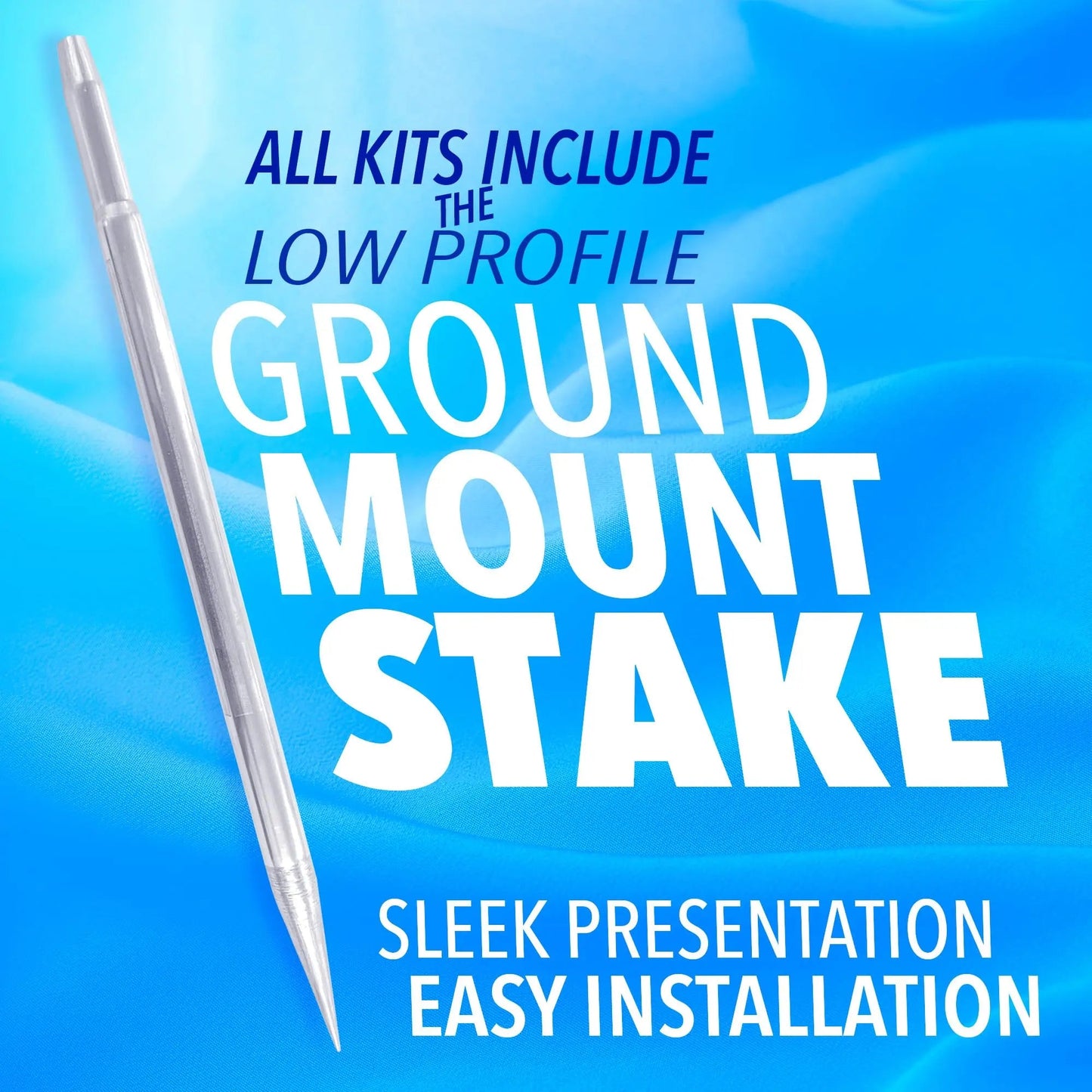 Flags Live Music (Show) Premium Windless Feather Flag Bundle Vista (11.5' Tall Flag, 15' Tall Flagpole, Ground Mount Stake) Printed in the USA 841098114565 - North State Signs & Printing