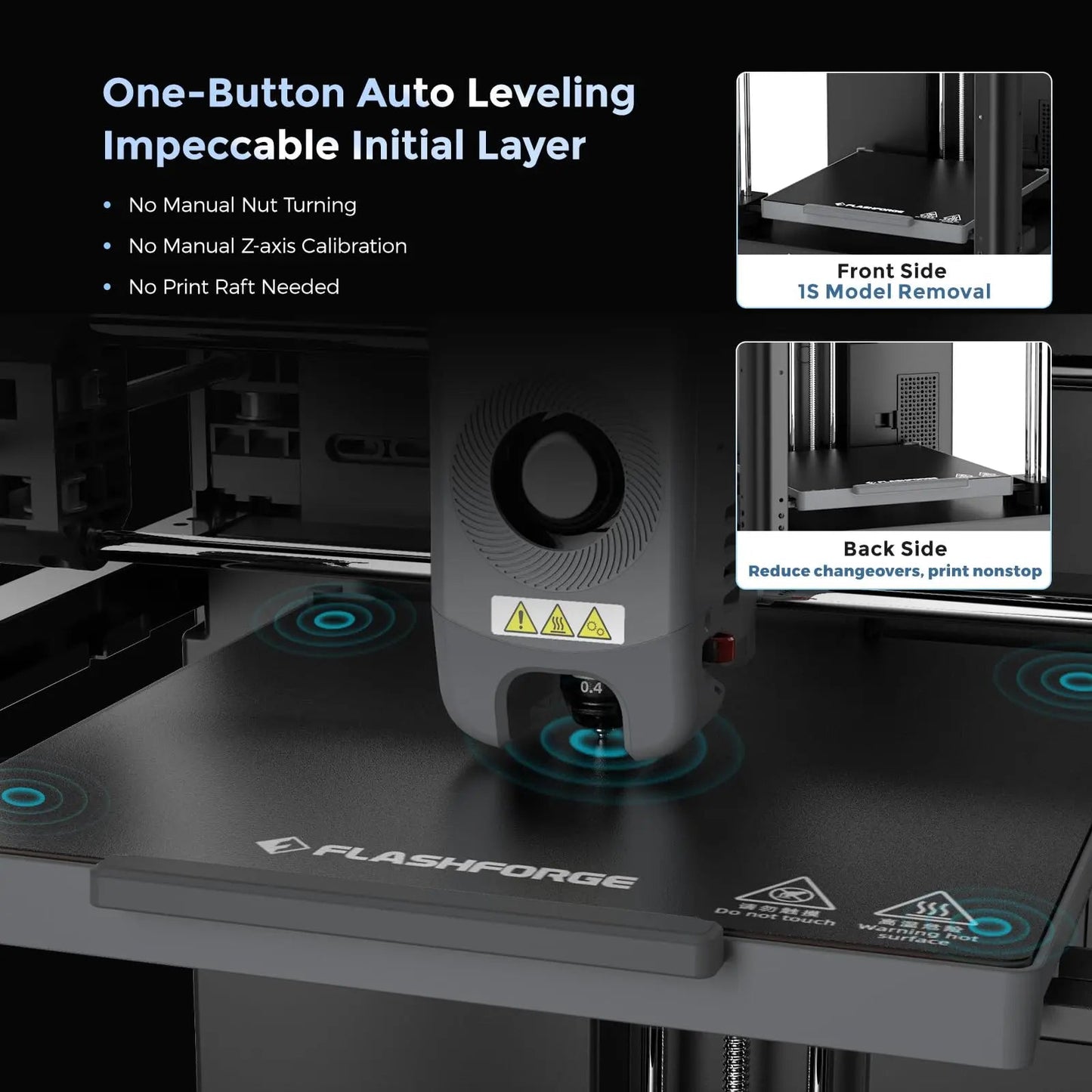 FLASHFORGE Adventurer 5M 3D Printer with Fully Auto Leveling - North State Signs & Printing