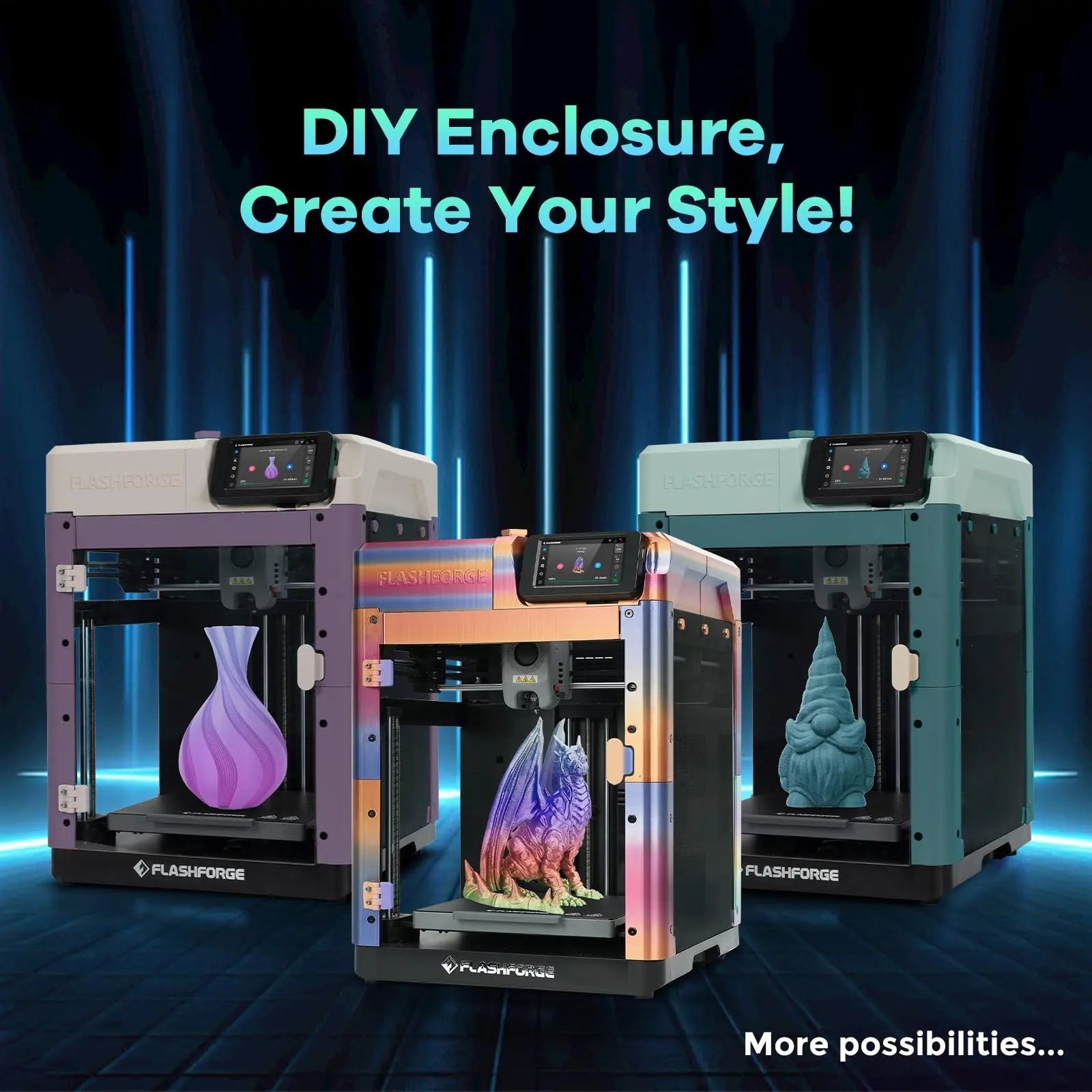 FLASHFORGE Adventurer 5M 3D Printer with Fully Auto Leveling - North State Signs & Printing