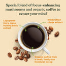 Four Sigmatic Focus Mushroom Coffee | Organic Ground Coffee with Lion's Mane Mushroom and Chaga Mushroom | Nootropic Mushroom Coffee for Better Focus and Immune Support | 12oz Bag - North State Signs & Printing