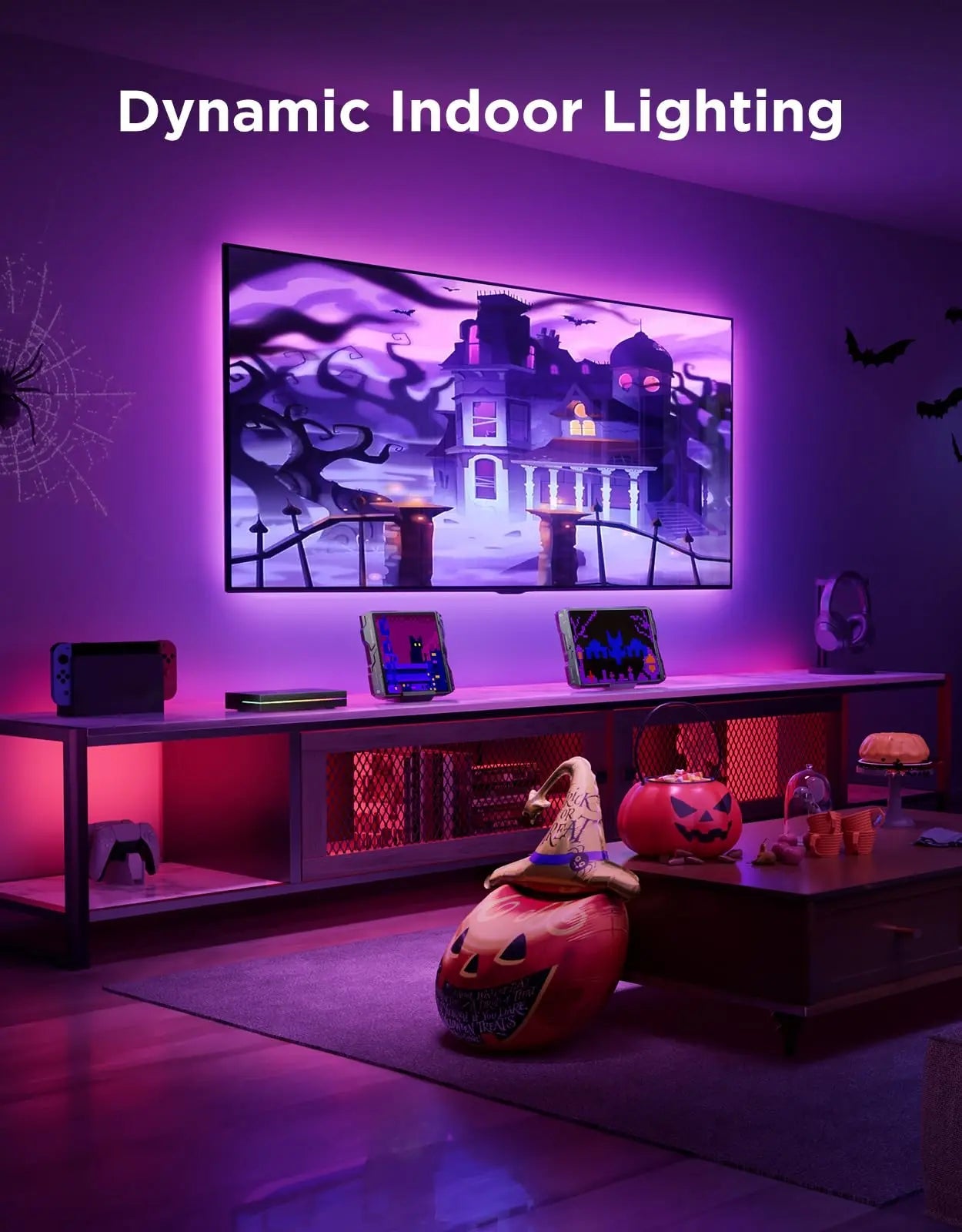 Govee Gaming Pixel Light: RGBIC LED Panel with Real - time Info Display - North State Signs & Printing