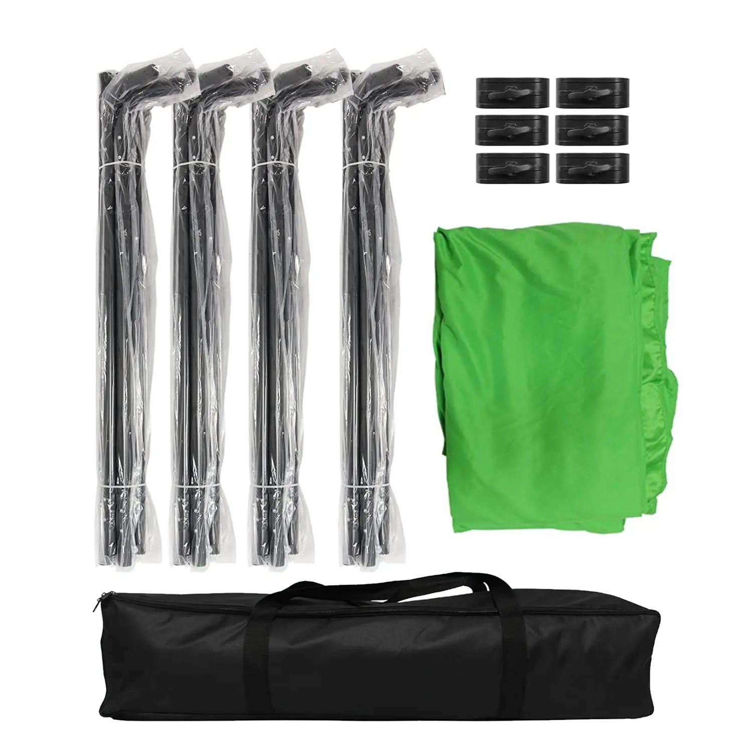 Green Screen Backdrop with Stand, Shirtal 7.87ft x 13.12ft, Large Green Collapsible Backdrop with Heavy Duty Backdrop Stand for Parties, Photography, Photo Studio Video Shooting, Live Streaming, Gaming - North State Signs & Printing