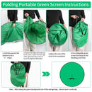 Green Screen Chair,56 IN Collapsible Green Screen Backdrop Kit,Pop Up Green Screen for Streaming with Storage Bag，Portable Greenscreen Backdrop for Photography,Gaming,Streaming,Zoom Meeting and Gaming - North State Signs & Printing