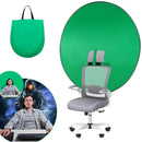 Green Screen Chair,56 IN Collapsible Green Screen Backdrop Kit,Pop Up Green Screen for Streaming with Storage Bag，Portable Greenscreen Backdrop for Photography,Gaming,Streaming,Zoom Meeting and Gaming - North State Signs & Printing