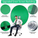 Green Screen Chair,56 IN Collapsible Green Screen Backdrop Kit,Pop Up Green Screen for Streaming with Storage Bag，Portable Greenscreen Backdrop for Photography,Gaming,Streaming,Zoom Meeting and Gaming - North State Signs & Printing