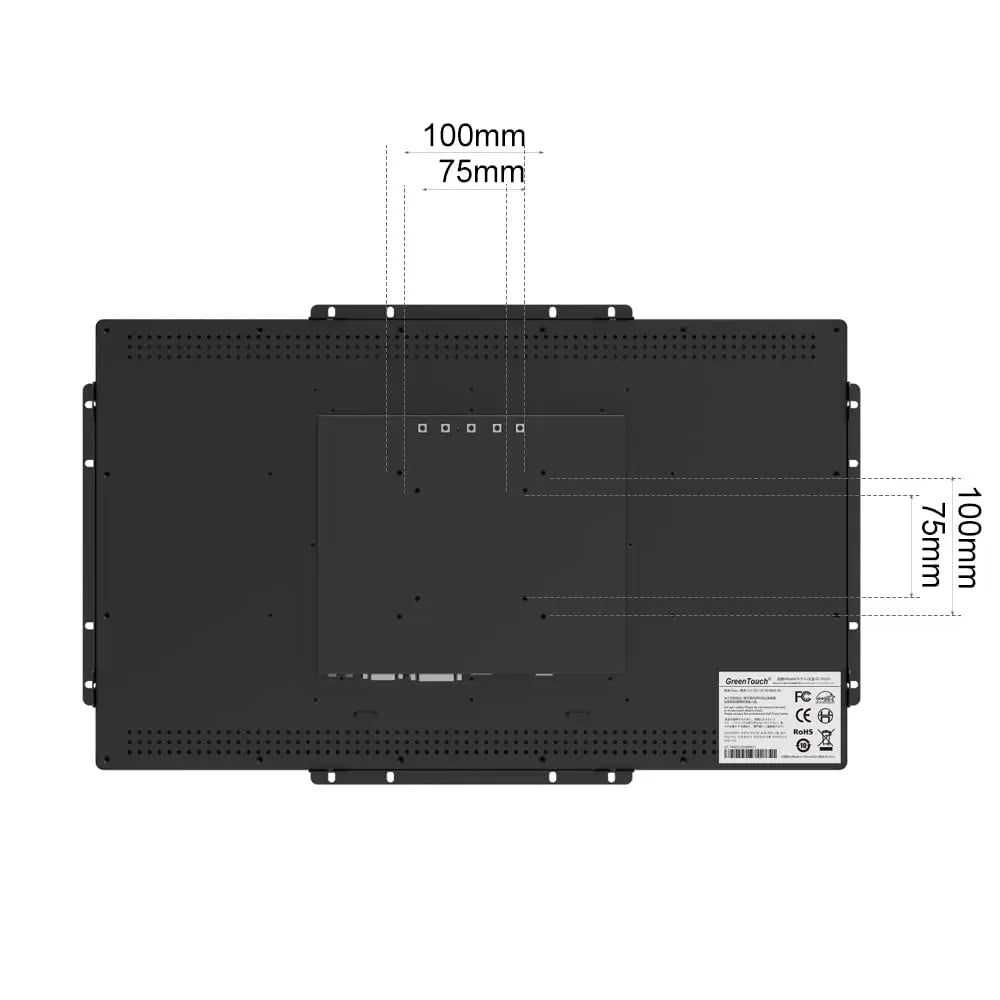 GreenTouch 21.5 inch 10 Points Touch Front IK08/IP65 Open Frame Touch Monitor - North State Signs & Printing