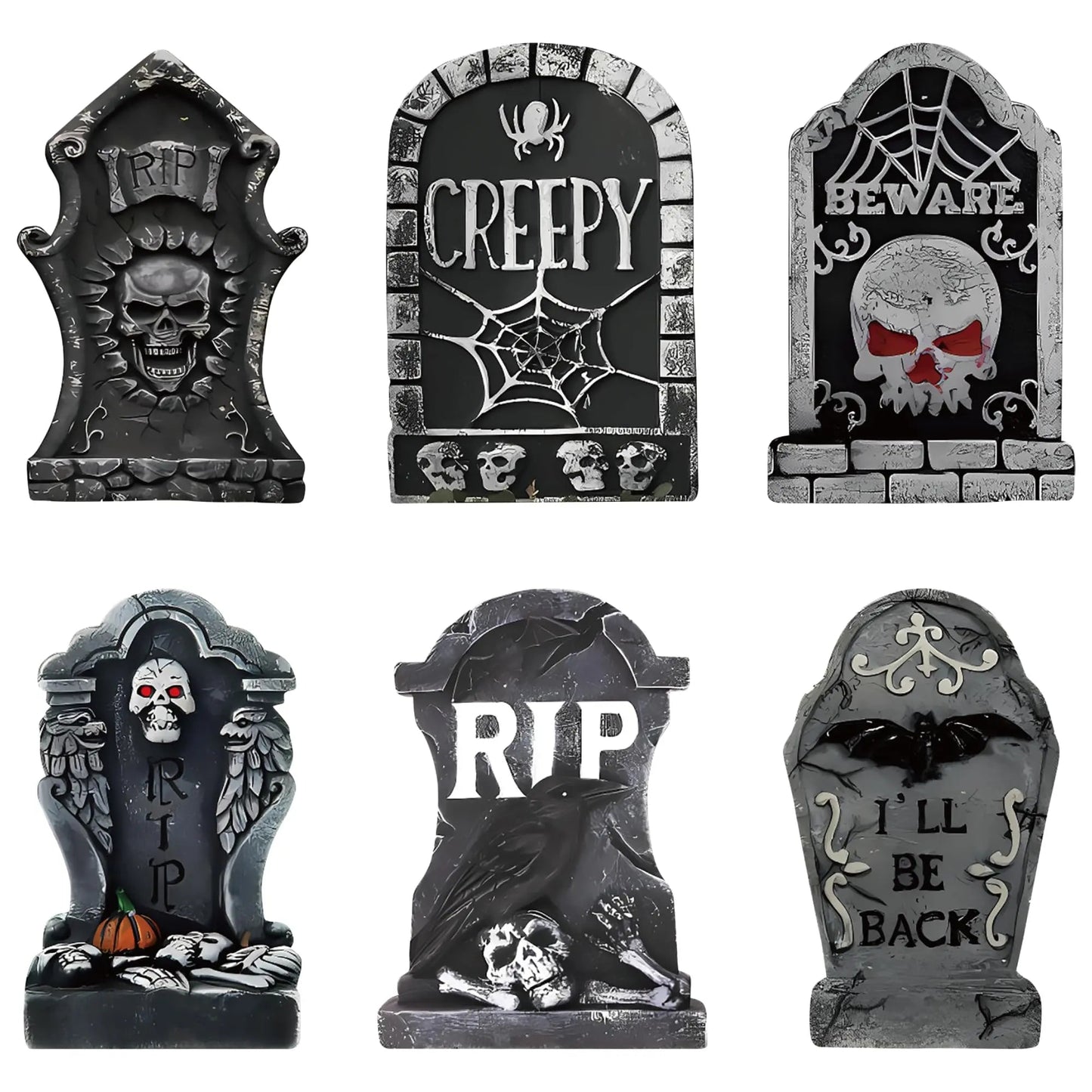 Halloween Decorations Tombstones, 13.8inch Halloween Tombstone Yard Sign Headstone yard sign for Outdoor Lawn Decor - North State Signs & Printing