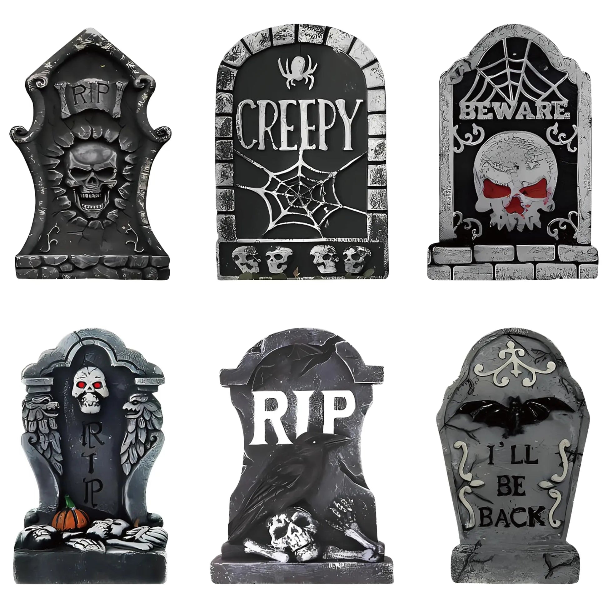 Halloween Decorations Tombstones, 13.8inch Halloween Tombstone Yard Sign Headstone yard sign for Outdoor Lawn Decor - North State Signs & Printing