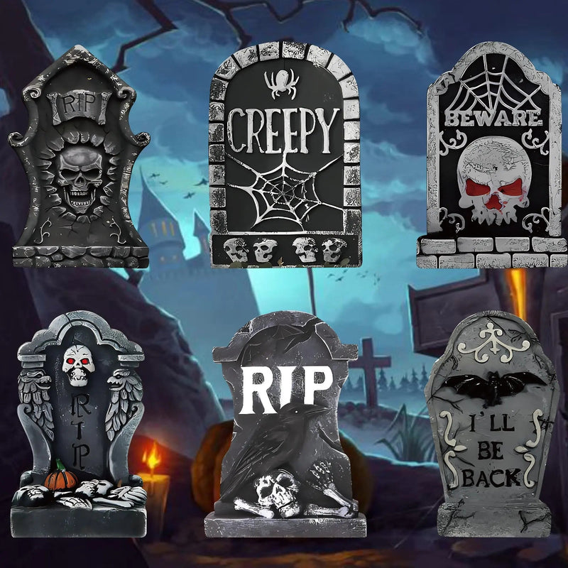 Halloween Decorations Tombstones, 13.8inch Halloween Tombstone Yard Sign Headstone yard sign for Outdoor Lawn Decor - North State Signs & Printing