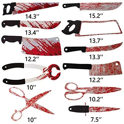 Halloween Party Decorations Bloody Banner: Horror Scary Decor for Creepy Movie Theme Birthday Carnival, Spooky Props Supplies, 4PCS - North State Signs & Printing