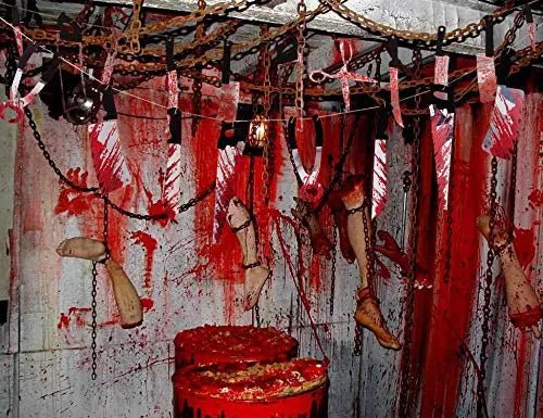 Halloween Party Decorations Bloody Banner: Horror Scary Decor for Creepy Movie Theme Birthday Carnival, Spooky Props Supplies, 4PCS - North State Signs & Printing