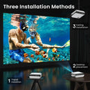 HAPPRUN Native 1080P Bluetooth Projector, Full HD Portable Outdoor Movie Projector with Built - in Speaker, Compatible with Smartphone, HDMI, USB, AV, Fire Stick, PS5 for Home, Bedroom, Outdoor Use - North State Signs & Printing