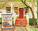 Happy Thanksgiving Fall Garden Flags for Outdoor,12x18 Double Sided,Harvest Buffalo Plaid Pumpkins Yard Flags,Small Thanksgiving Day Garden Decor for Autumn Outside Porch Lawn Holiday - North State Signs & Printing