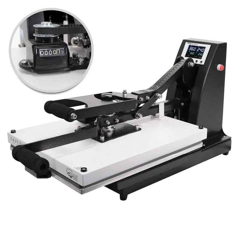 Heat Press Nation Signature Series 16" x 20" Slide Out Drawer Heat Press (Auto - Open with SurePressure) - North State Signs & Printing