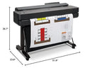 HP DesignJet T650 Large Format 36 - inch Plotter Color Printer, Includes 2 - Year Warranty Care Pack (5HB10H), Black - North State Signs & Printing