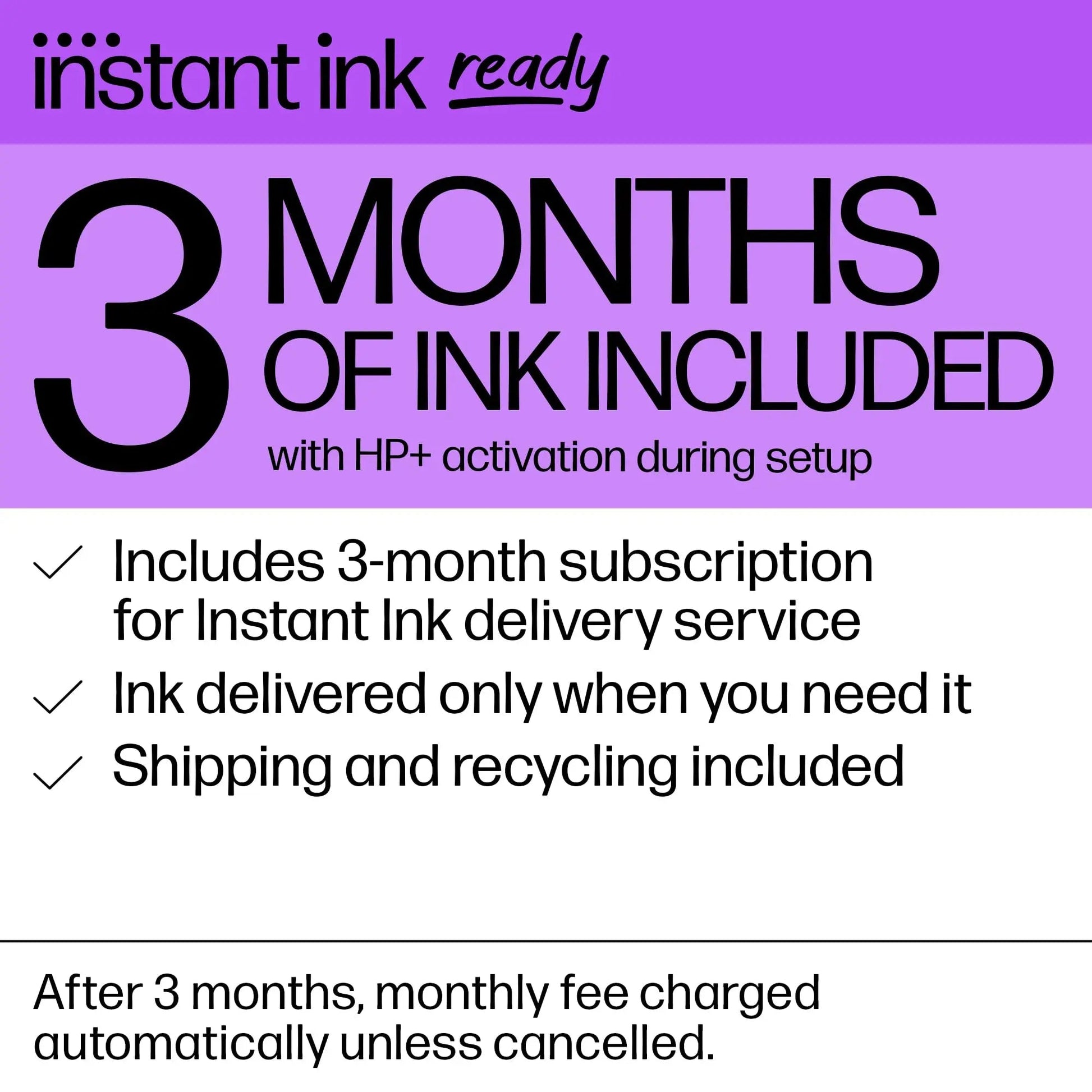 HP DeskJet 2734e Wireless Color All - in - One Printer with 3 Months Free Ink (26K72A), White - North State Signs & Printing
