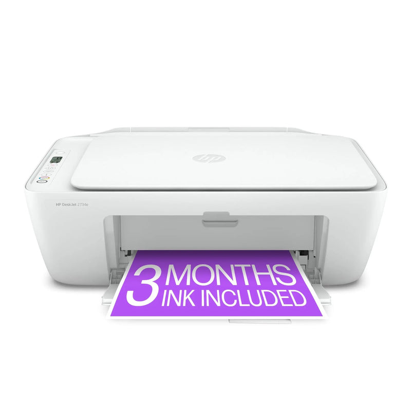 HP DeskJet 2734e Wireless Color All - in - One Printer with 3 Months Free Ink (26K72A), White - North State Signs & Printing