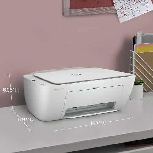 HP DeskJet 2734e Wireless Color All - in - One Printer with 3 Months Free Ink (26K72A), White - North State Signs & Printing