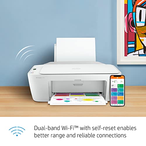 HP DeskJet 2734e Wireless Color All-in-One Printer with 9 Months Free Ink (26K72A) - Office Printer