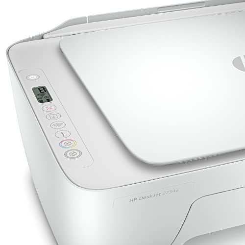 HP DeskJet 2734e Wireless Color All-in-One Printer with 9 Months Free Ink (26K72A) - Office Printer