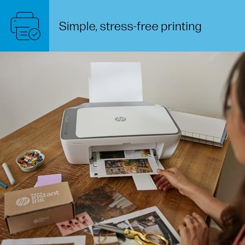 HP DeskJet 2855e Wireless All-in-One Color Inkjet Printer Scanner Copier Best-for-home 3 months of ink included