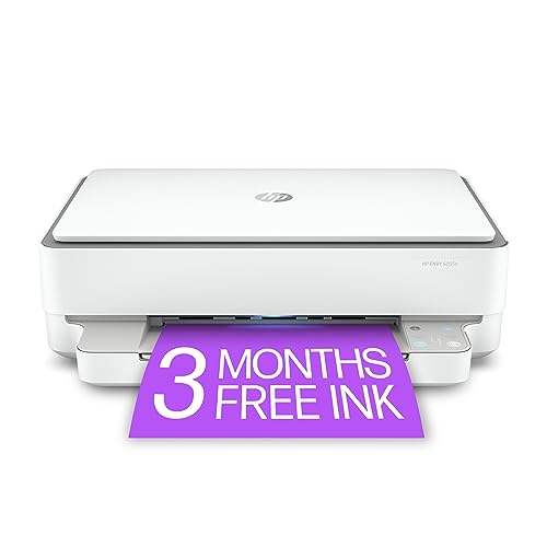 HP ENVY 6055e Wireless Color Inkjet Printer Print scan copy Easy setup Mobile printing Best-for-home Instant Ink