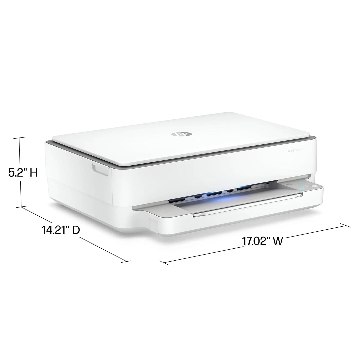 HP ENVY 6055e Wireless Color Inkjet Printer, Print, scan, copy, Easy setup, Mobile printing, Best - for - home, 3 months of Instant Ink included,white - North State Signs & Printing